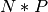 N * P