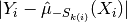 |Y_i - \hat{\mu}_{-S_{k(i)}}(X_i)|
