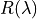 R(\lambda)