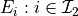 {E_i : i \in \mathcal{I}_2}