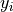 y_{i}