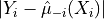 |Y_i - \hat{\mu}_{-i}(X_i)|