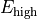 E_{\text{high}}